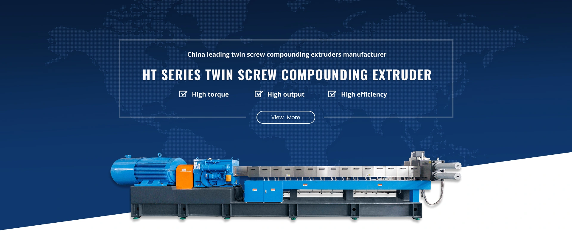 chinese double screw extruder