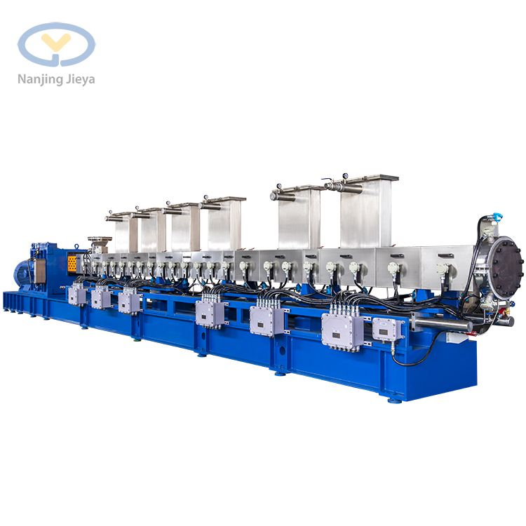 High Output SHJ-133 Explosion-Proof Twin Screw Compounding Extruder for Devolatilization 