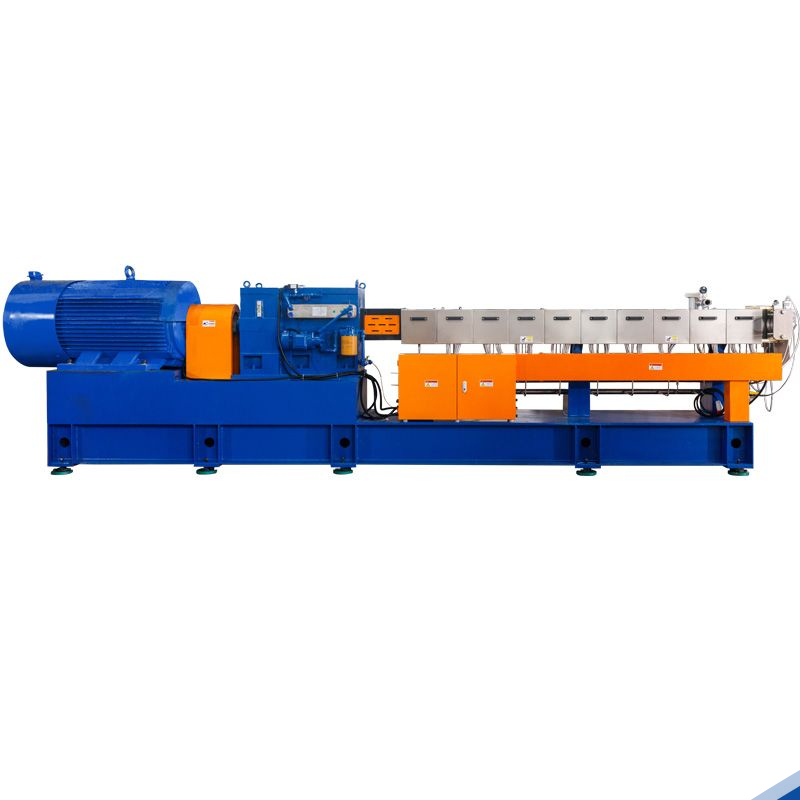 HT-50 Artificial Turf Green Color Masterbatch Twin Screw Extruder 