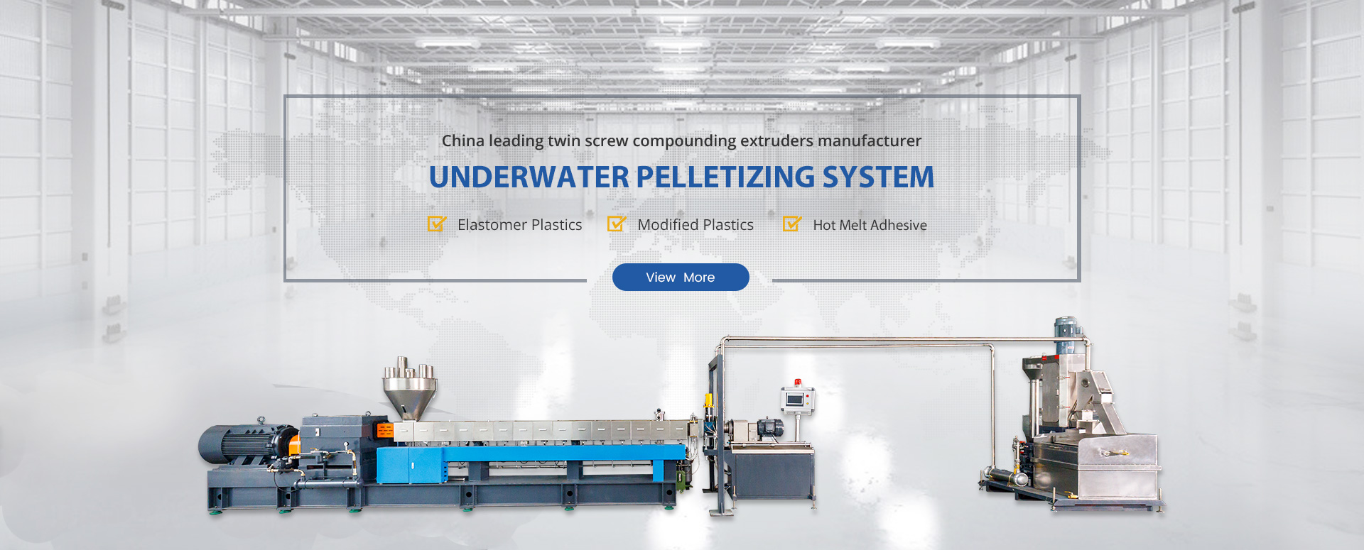 PET Bottle Flakes Recycling and Pelletizing Line